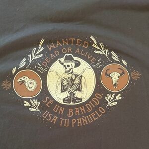 Men's Western Graphic Tee - Black